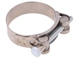 Colier cu șurub 22mm oțel cromat 60-63mm