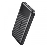 Baterie Externa XO Design PB301, 10000mAh, 10W, 2 x USB-A, Neagra