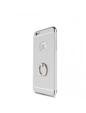 Husa iPhone 7 Argintie MyStyle Elegance Luxury 3in1 + Folie Protectie Ecran, Protectie Camera