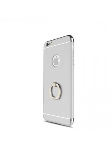 Husa pentru Apple iPhone 7 Inel Argintiu MyStyle Elegance Luxury 3in1