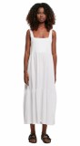 Cumpara ieftin Rochie de vara pentru femei Urban Classics TB4784, lungime 7 8, alb, marime 4XL - OUTLET
