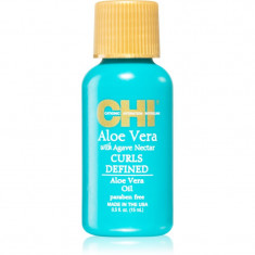 CHI Aloe Vera Curls Defined ulei uscat pentru păr creț 15 ml
