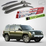 Cumpara ieftin Ștergătoare Jeep Patriot MK 2006-prezent | Set Față și Spate Flat &ndash; TeamCar&reg;