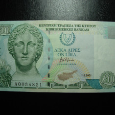 CIPRU 10 POUNDS / LIRE 2001 EXCELENTA