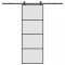vidaXL Ușă glisantă cu set feronerie, 76x205 cm, sticlă ESG/aluminiu 3332864