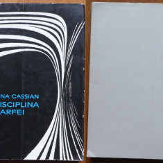 Nina Cassian, Disciplina harfei; Poezii, 1965. editia 1 cu autograf