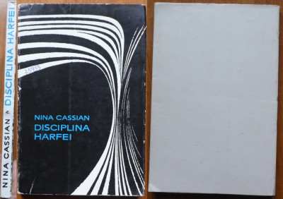 Nina Cassian, Disciplina harfei; Poezii, 1965. editia 1 cu autograf foto