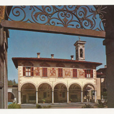 SH1-Carte Postala-ELVETIA-Padri Francescani , Chiesa di Loreto, Lugano, Necirc.