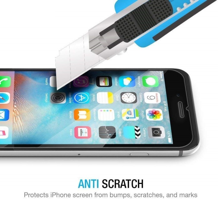 Pachet husa compatibila cu Apple iPhone 7, slim TPU transparenta, cu folie de sticla gratis