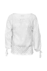 Bluza dama casual R352, marime 3XL, alb foto