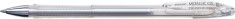 Pix cu gel Penac FX-3, 0.8mm, metalic, con metalic, corp transparent - scriere