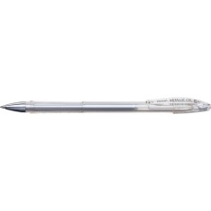 Pix cu gel Penac FX-3, 0.8mm, metalic, con metalic, corp transparent - scriere