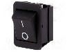 Intrerupator OFF-ON, 2 pozitii, DPST, BULGIN - C1350ABMBB602AW