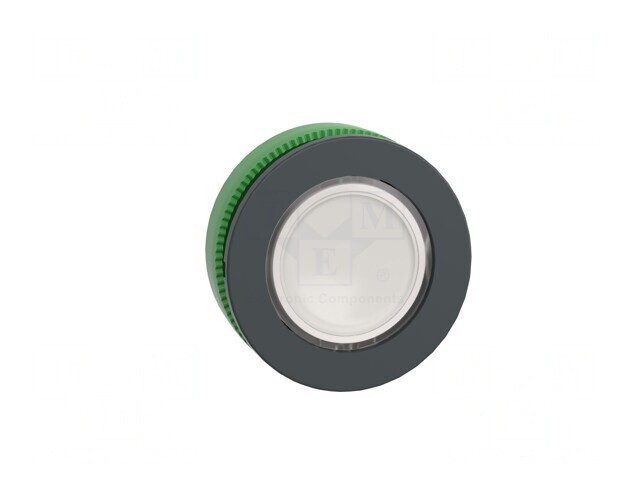 Comutator apăsare 30mm alb IP66