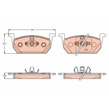 Placute frana Audi A1 Allstreet (Gbh) 07.19-, A1 City Carver (Gbh) 07.19-06.22, A1 Sportback (Gba) 07.18-; Seat Arona (Kj7 Kjp) 07.17-, Ibiza 5 (Kj1, Trw