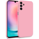 Husa Soft Touch, slim, ALC Mobile, anti soc, compatibila cu Samsung Galaxy A25, Roz Pal Tpu