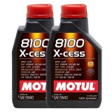 Ulei motor Motul 8100 X-Cess 5W40, 2L, A3/B4, VW 502.00/505.00, Renault RN 0700/0710, Porsche A40, MB 229.5, BMW LL-01