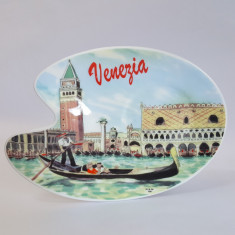 Farfurie decorativa portelan - suvenir Venetia
