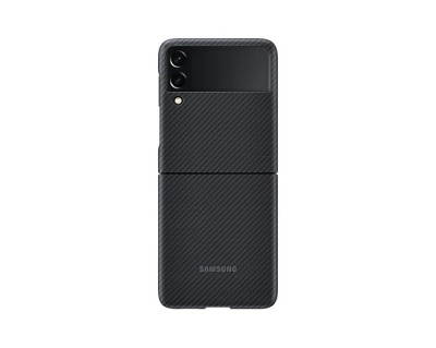 HUSA Smartphone Samsung, pt Galaxy Z Flip3, tip back cover (protectie spate), policarbonat, ultrasubtire, negru, &amp;quot;EF-XF711SBEGWW&amp;quot; foto