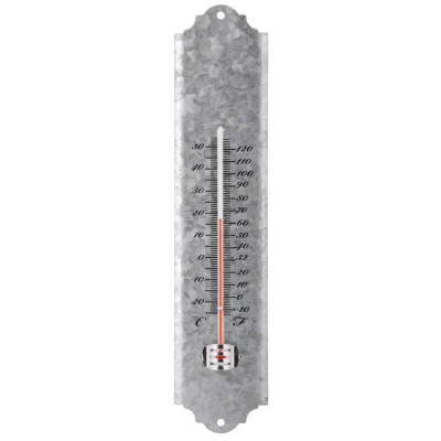 Esschert Design Termometru de perete, 30 cm, zinc vechi, OZ10 foto