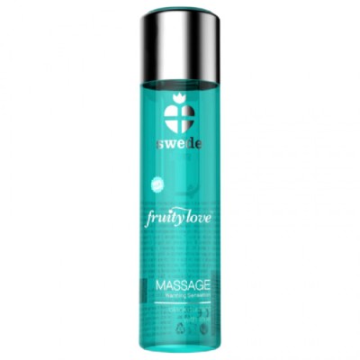 SWEDE - FRUITY LOVE WARMING EFFECT MASSAGE OIL BLACK CURRANT AND LIME 120 ML foto