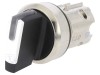 Comutator Rotativ 22mm Alb IP67