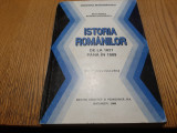 ISTORIA ROMANIEI de la 1821 pana in 1989 - Mihai Manea, Bogdan Teodorescu - 1998, Alta editura, Clasa 12, Istorie