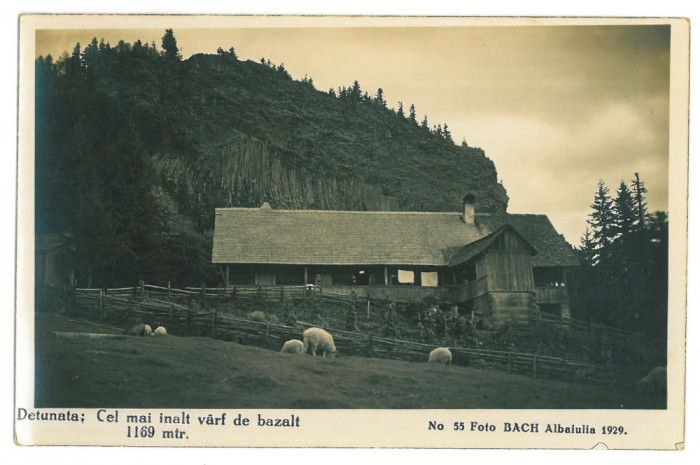 4015 - DETUNATA, Alba, Metaliferi Mountain, Cabana Com. Bucium, Alba - old PC