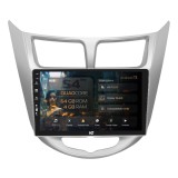 Cumpara ieftin Navigatie HUB64 Hyundai Accent (2011-2016), 4GB RAM, Android 13, Quadcore, DSP, GPS, Wi-FI, Carplay, Android Auto, USB, Bluetooth, Waze, Touchscreen,