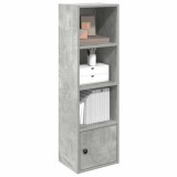 VidaXL Bibliotecă, gri beton, 31x24x102 cm, lemn prelucrat 860340