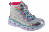 Cizme de iarna Skechers Sweetheart Lights - Sweet Styling 302668L-SMLT argint, 30 - 36