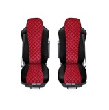 Huse pentru DAF XF 106 Camioane Negru Rosu Piele-Textil