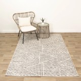 Covor Belgian, Preston 47176, Crem/Gri, Diverse Dimensiuni - 200x290 cm