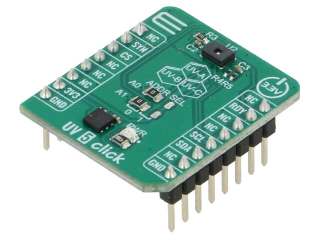 Mikroe Click Board AS7331 Senzor UV 3.3VDC Prototip