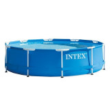 Piscina rotunda Intex, 305 x 76 cm, cadru metalic, pompa filtrare
