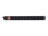 Cumpara ieftin GEMBIRD EG, PDU, 10C132C19 , PDU 1U, 10A C13, 16A, C19 Plug, 2m, 3500W