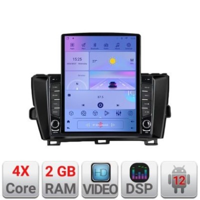 Navigatie Toyota Prius 2009-2014 KIT-TY39 ecran tip TESLA 9.7&amp;quot; cu Android Radio Bluetooth Internet GPS WIFI 2+32 DSP Quad CarStore Technology foto