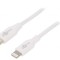Cablu USB 2.0 Apple Lightning la USB-C 0.5m Alb 87W