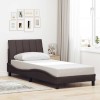 VidaXL Cadru de pat fără saltea, Hanko, maro &icirc;nchis, 80x200 cm, textil 3310352
