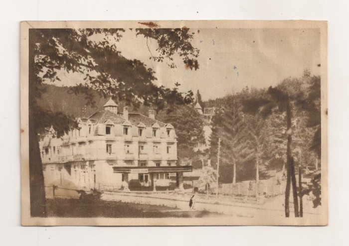 RF32 -Carte Postala- Sinaia, Gara, circulata 1957