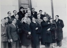 1936 Foto Berman / inaugurare Sindicat Artisti Lirici si Dramatici, Bucuresti