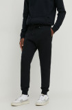 Hollister Co. pantaloni de trening culoarea negru, neted