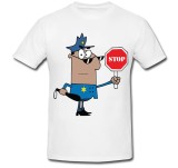 Cumpara ieftin Tricou &quot; Cartoon policeman &quot;