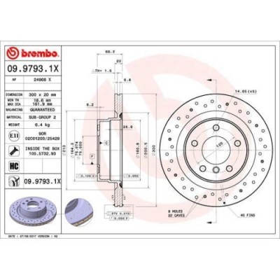 Set discuri frana BMW: 1 (E81), 1 (F20), 2 Cabriolet (F23), 2 Coupe (F22), 3 (E90), 3 (F30), 3 Convertible (E93), 3 Coupe (E92), 3 Gran Turismo (F34) foto