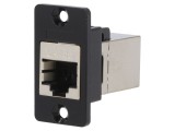 Conector RJ45 ecranat Slim, metal