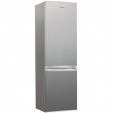 Combina frigorifica Candy CCG1S 518EX, 252 l, Super Freezing, Rafturi din sticla, Usi reversibile, Clasa E, H 180 cm, Inox