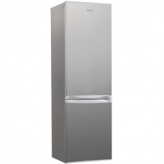 Combina frigorifica Candy CCG1S 518EX, 252 l, Super Freezing, Rafturi din sticla, Usi reversibile, Clasa E, H 180 cm, Inox