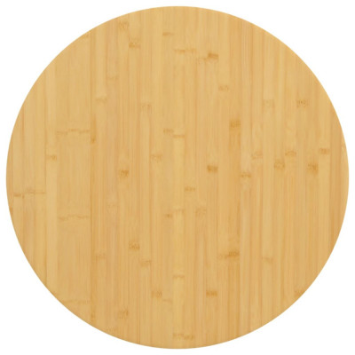 vidaXL Blat de masă, &amp;Oslash;70x4 cm, bambus foto
