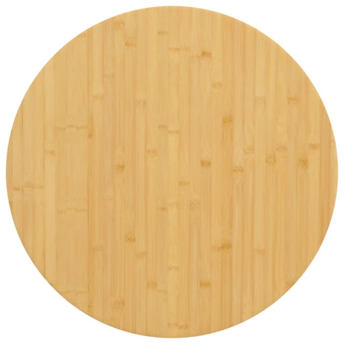 vidaXL Blat de masă, &Oslash;70x4 cm, bambus 352689