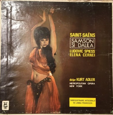 Disc vinil, LP. SAMSON SI DALILA. SETBOX 3 DISCURI VINIL-Saint-Saens, Elena Cernei, Ludovic Spiess, Dirijor-271783 foto